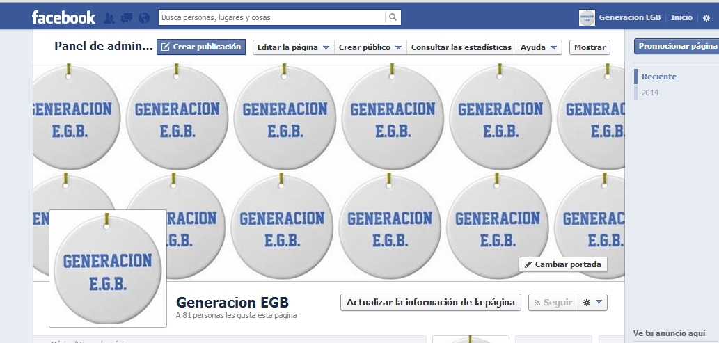 GENERACION EGB Facebook